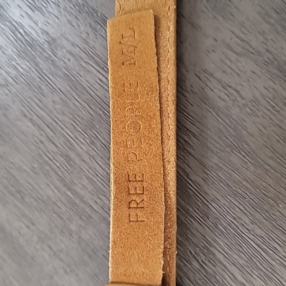NWT Free People Snakeskin Leather Belt - Picture 5 of 7